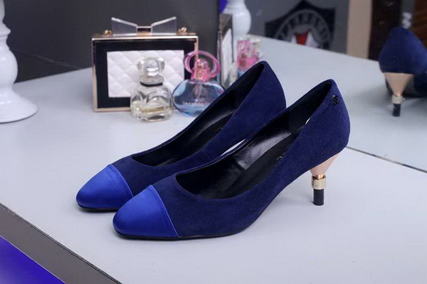 CHANEL Shallow mouth kitten heel Shoes Women--005